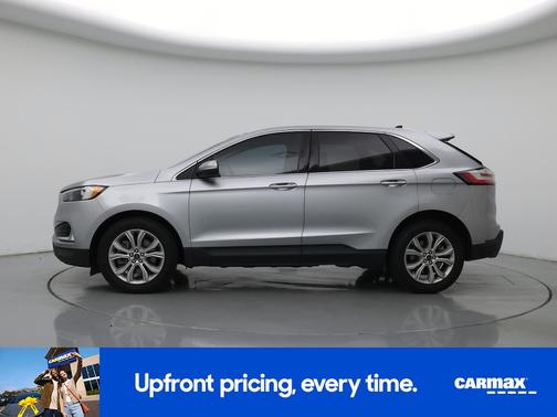 Silver 2024 Ford Edge Titanium