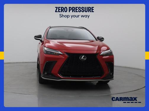 Red 2022 Lexus NX 350 F-SPORT Handling