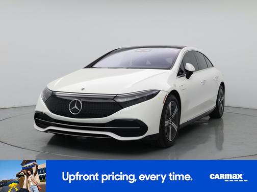 White 2022 Mercedes-Benz EQS 450+