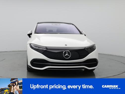 White 2022 Mercedes-Benz EQS 450+