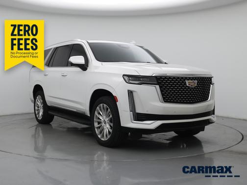 White 2022 Cadillac Escalade Premium Luxury