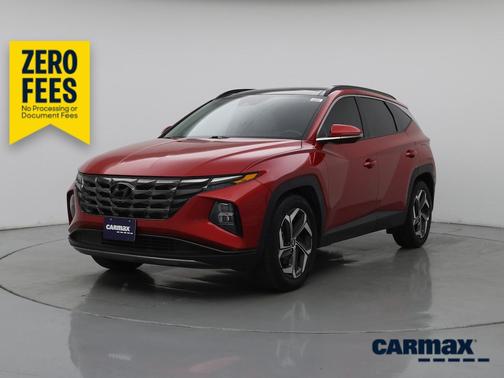 Red 2022 Hyundai TUCSON Limited