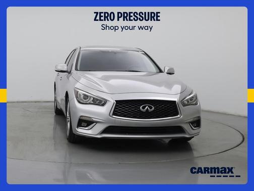 Silver 2018 INFINITI Q50 Luxe
