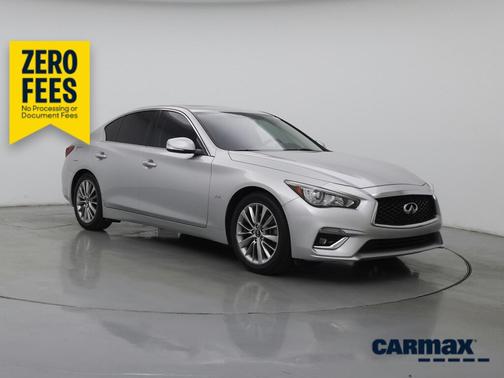 Silver 2018 INFINITI Q50 Luxe