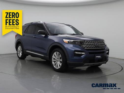 Blue 2020 Ford Explorer Limited