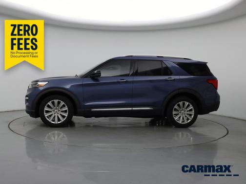Blue 2020 Ford Explorer Limited