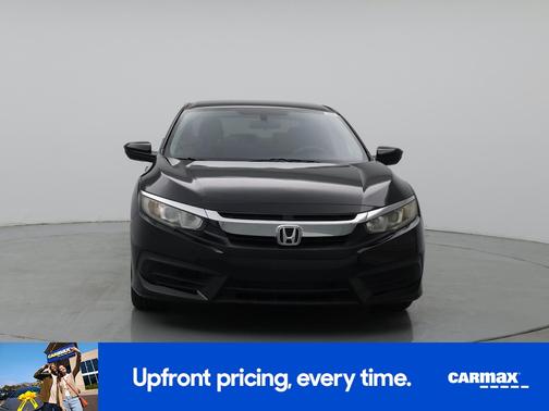 Black 2016 Honda Civic LX