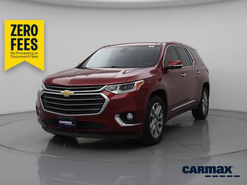 Red 2018 Chevrolet Traverse Premier