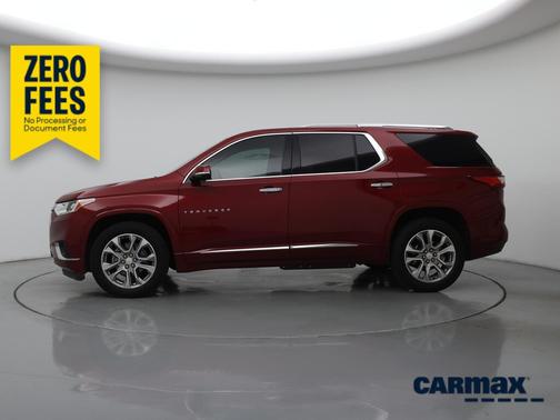 Red 2018 Chevrolet Traverse Premier