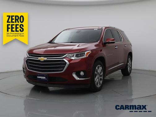 Red 2018 Chevrolet Traverse Premier