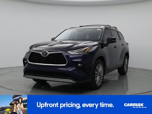 Blue 2021 Toyota Highlander Platinum