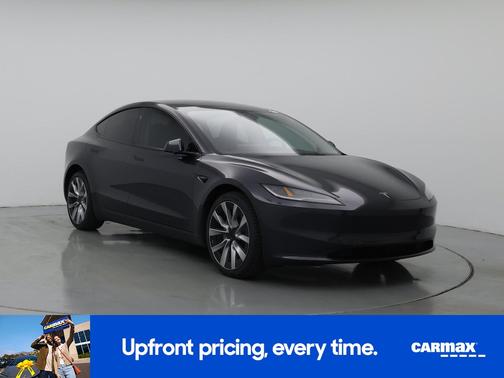 Gray 2025 Tesla Model 3 Long Range