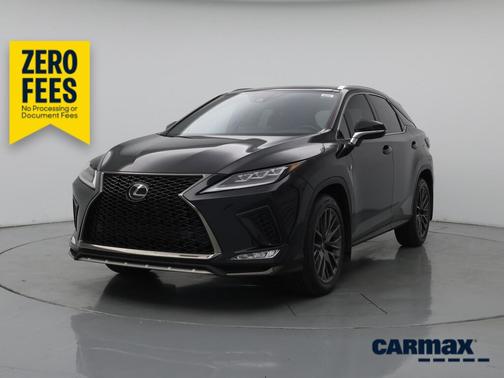 Black 2022 Lexus RX 350 F-SPORT Handling
