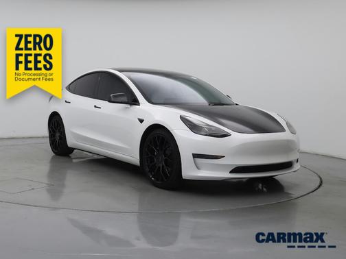 White 2023 Tesla Model 3