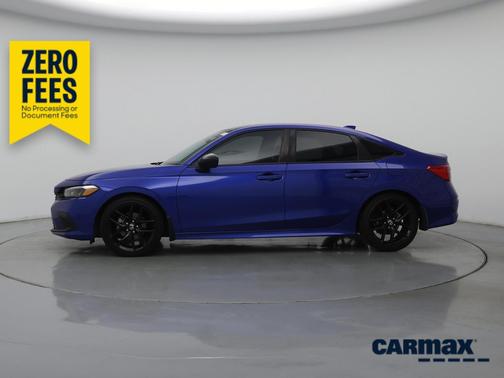Blue 2024 Honda Civic Sport