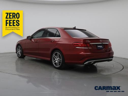 Red 2016 Mercedes-Benz E-Class Luxury