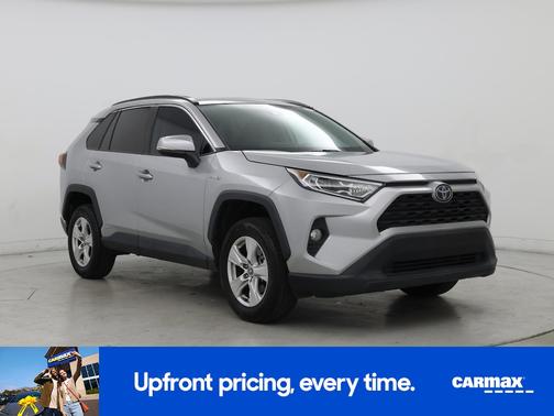 Silver 2021 Toyota RAV4 Hybrid XLE