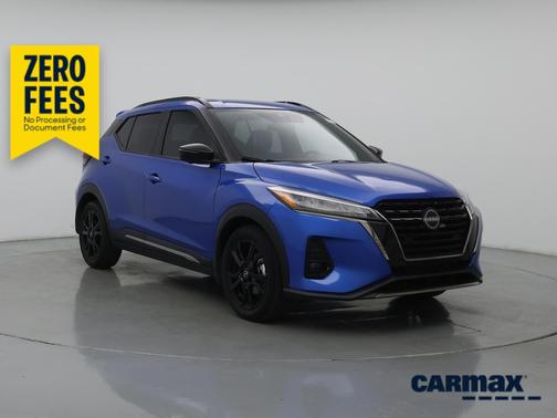 Blue 2023 Nissan Kicks SR