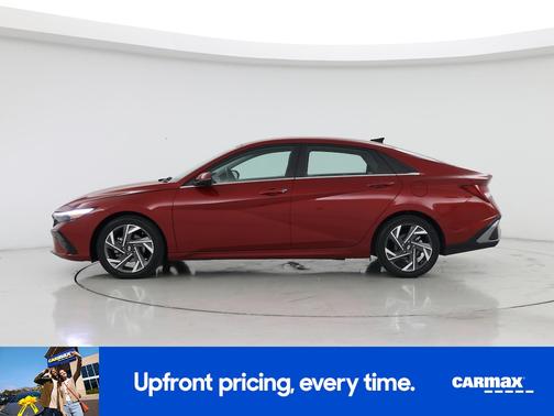 Red 2025 Hyundai ELANTRA HEV Limited