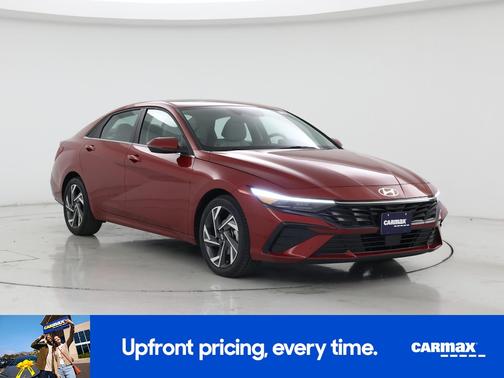 Red 2025 Hyundai ELANTRA HEV Limited