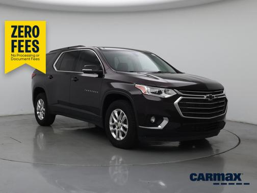 Burgundy 2020 Chevrolet Traverse LT Cloth