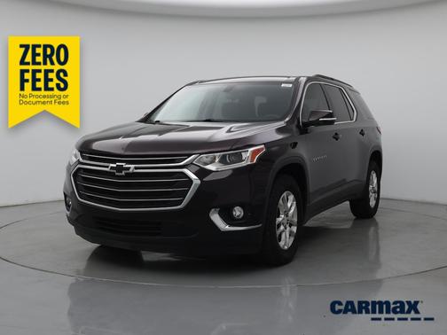 Burgundy 2020 Chevrolet Traverse LT Cloth