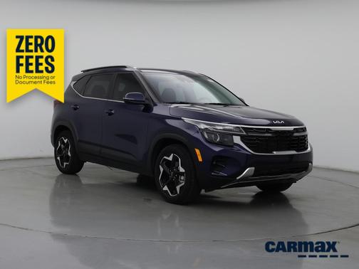 Blue 2024 Kia Seltos EX