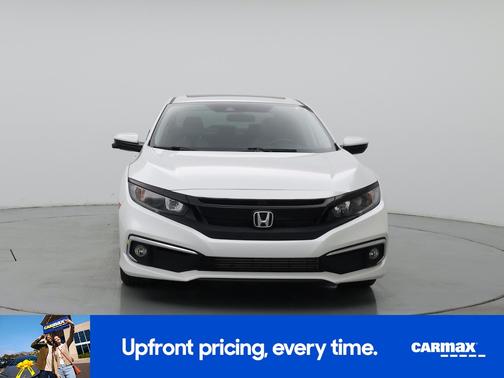 White 2020 Honda Civic EX