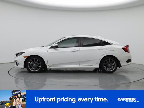 White 2020 Honda Civic EX