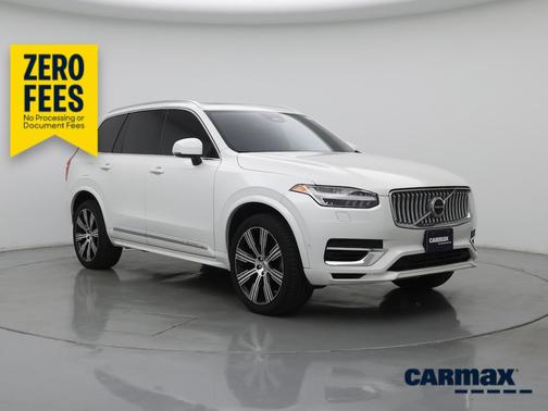 White 2024 Volvo XC90 Recharge Plug-In Hybrid T8 Ultimate Bright Theme