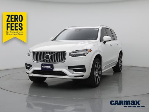 White 2024 Volvo XC90 Recharge Plug-In Hybrid T8 Ultimate Bright Theme
