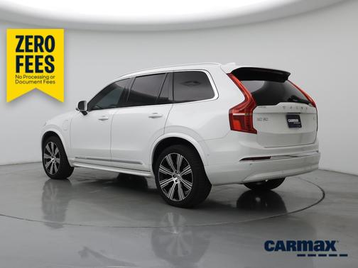 White 2024 Volvo XC90 Recharge Plug-In Hybrid T8 Ultimate Bright Theme