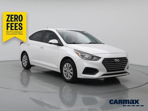 White 2020 Hyundai Accent SE