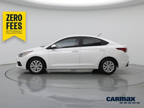White 2020 Hyundai Accent SE