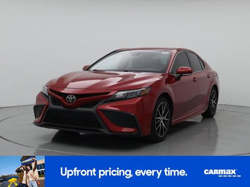 Red 2021 Toyota Camry SE