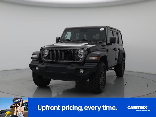 Black 2025 Jeep Wrangler Sport S