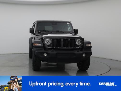 Black 2025 Jeep Wrangler Sport S