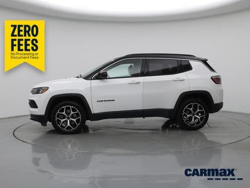 White 2025 Jeep Compass Limited