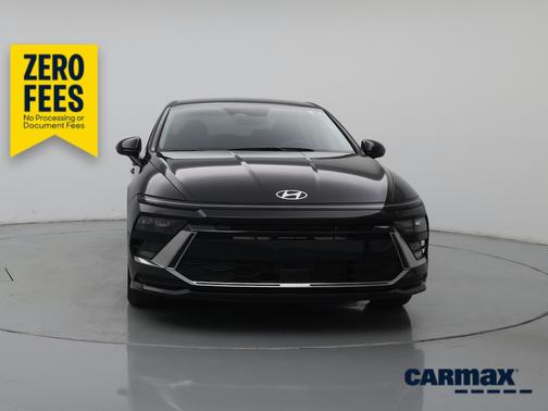Black 2025 Hyundai SONATA SEL