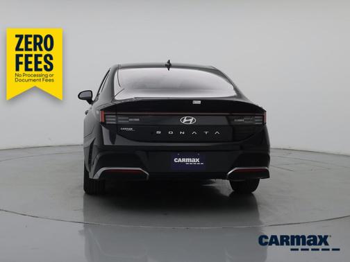 Black 2025 Hyundai SONATA SEL