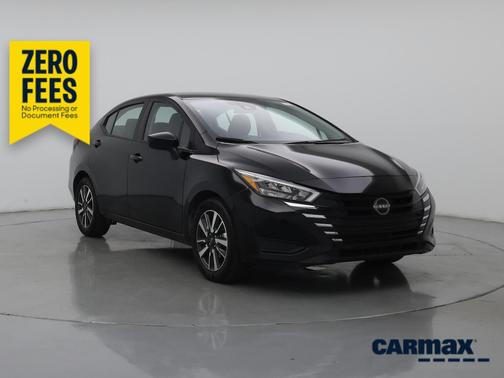 Black 2025 Nissan Versa SV
