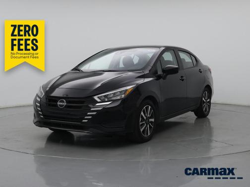 Black 2025 Nissan Versa SV
