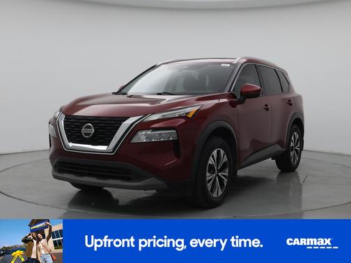 Red 2021 Nissan Rogue SV