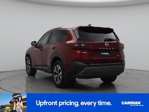 Red 2021 Nissan Rogue SV