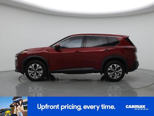 Red 2021 Nissan Rogue SV