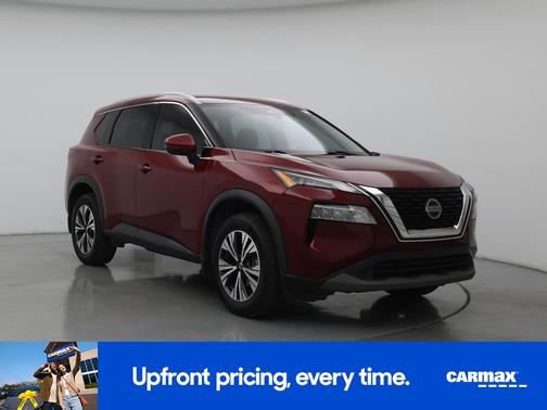 Red 2021 Nissan Rogue SV