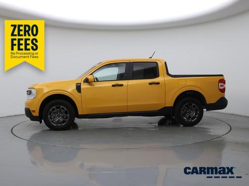 Orange 2022 Ford Maverick XLT