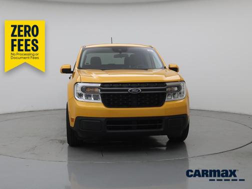 Orange 2022 Ford Maverick XLT