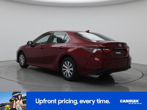 Red 2022 Toyota Camry Hybrid LE