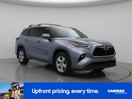 Blue 2021 Toyota Highlander LE
